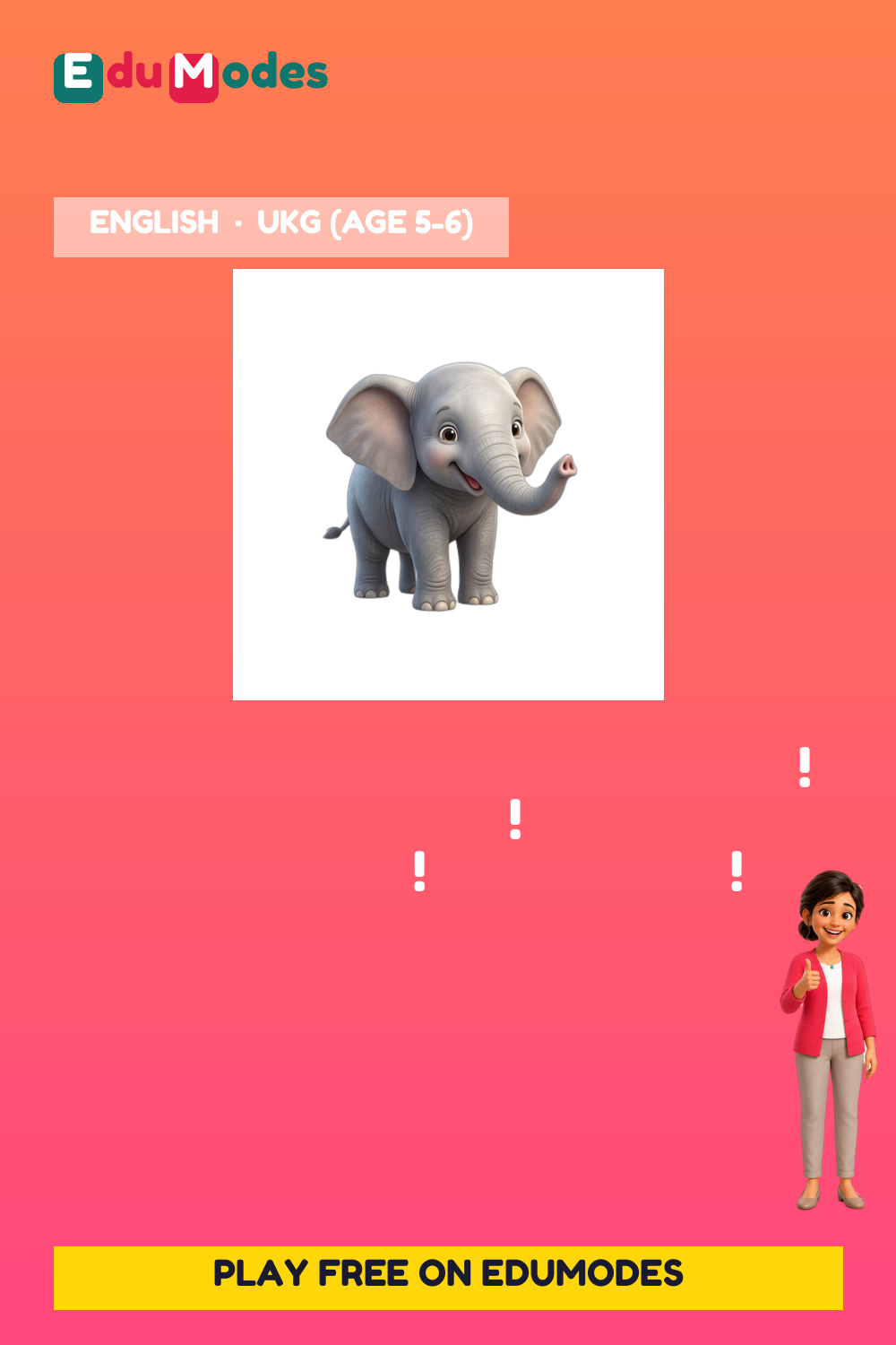 Trace the Small Letter e Again (Malayalam) - Interactive Learning Game Preview