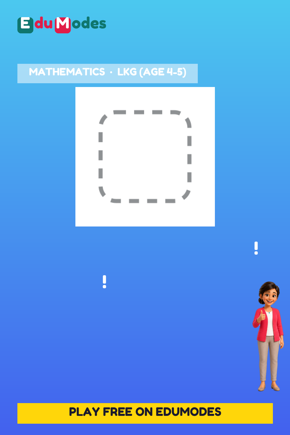 Trace the Number 0 (Malayalam) - Interactive Learning Game Preview