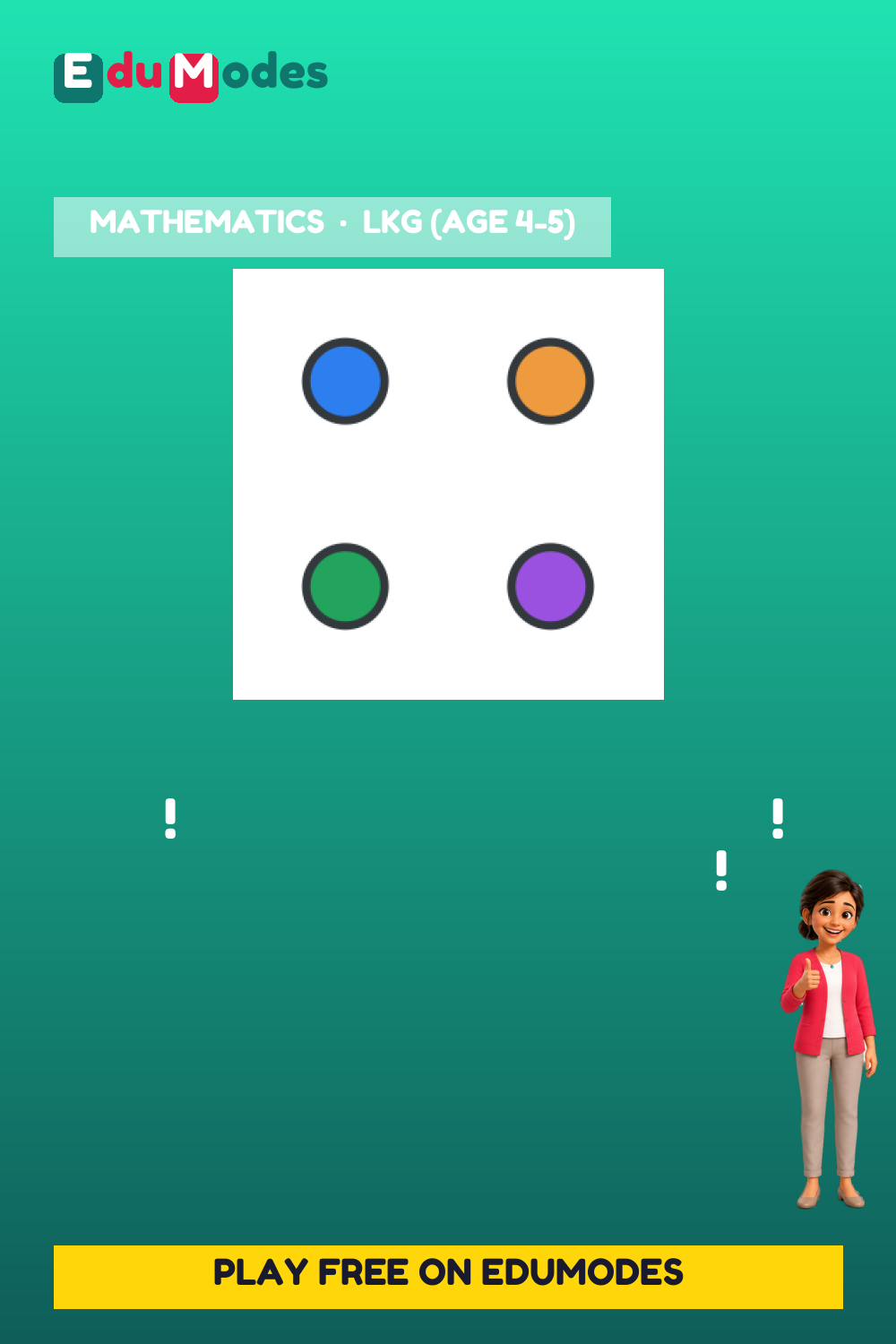 Trace the Number 4 (Malayalam) - Interactive Learning Game Preview