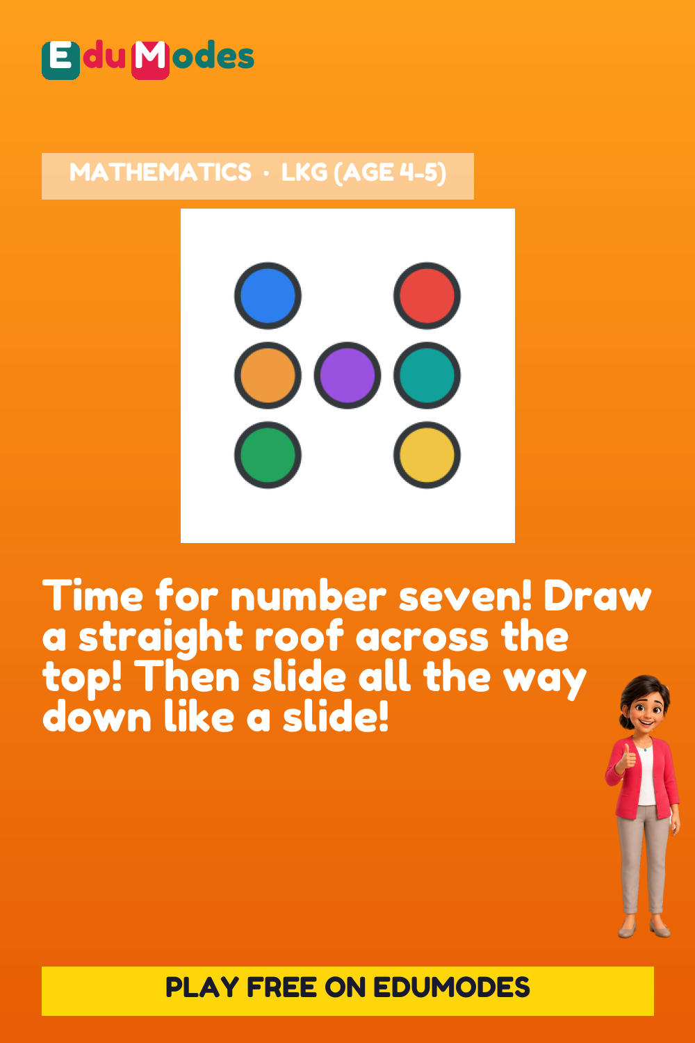 Trace the Number 7 - Interactive Learning Game Preview