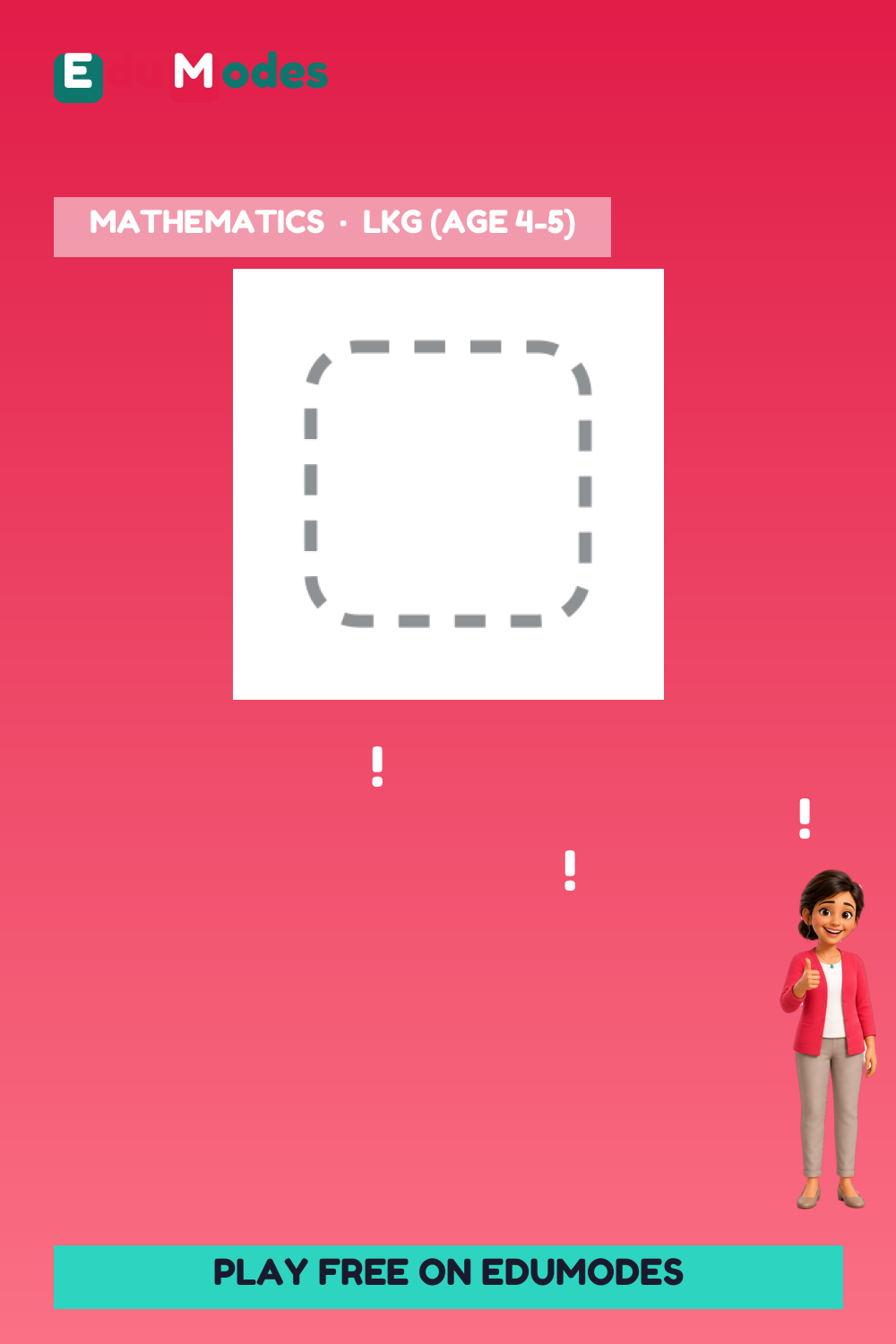 Trace the Number 0 Again (Malayalam) - Interactive Learning Game Preview