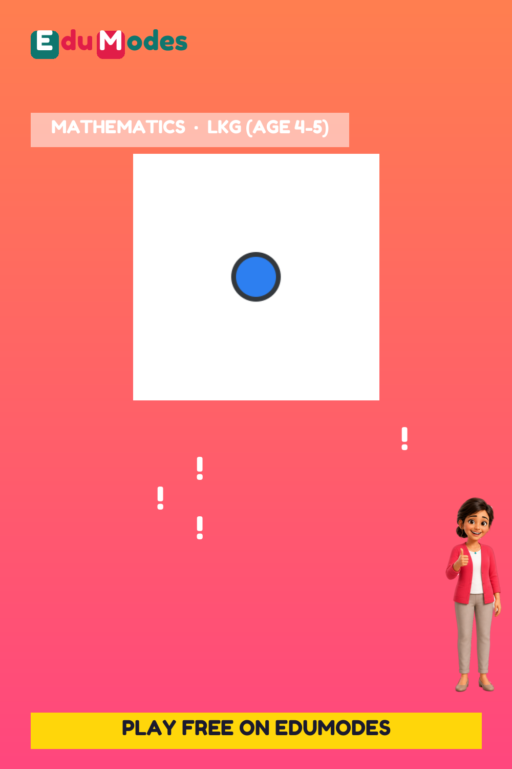 Trace the Number 1 Again (Malayalam) - Interactive Learning Game Preview