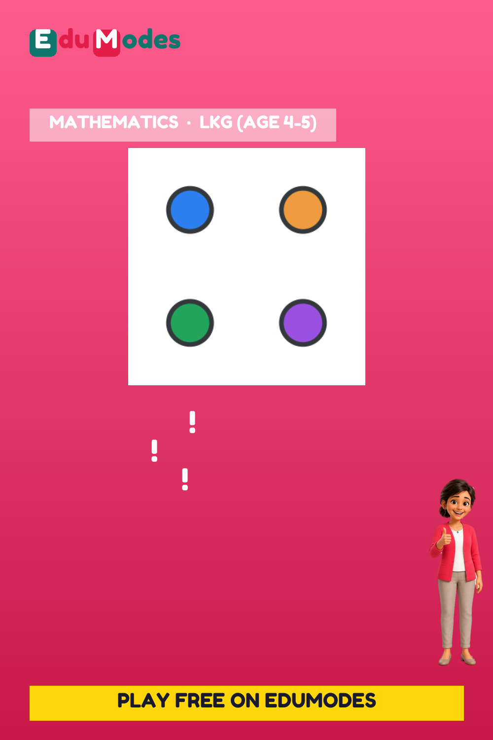 Trace the Number 4 Again (Malayalam) - Interactive Learning Game Preview