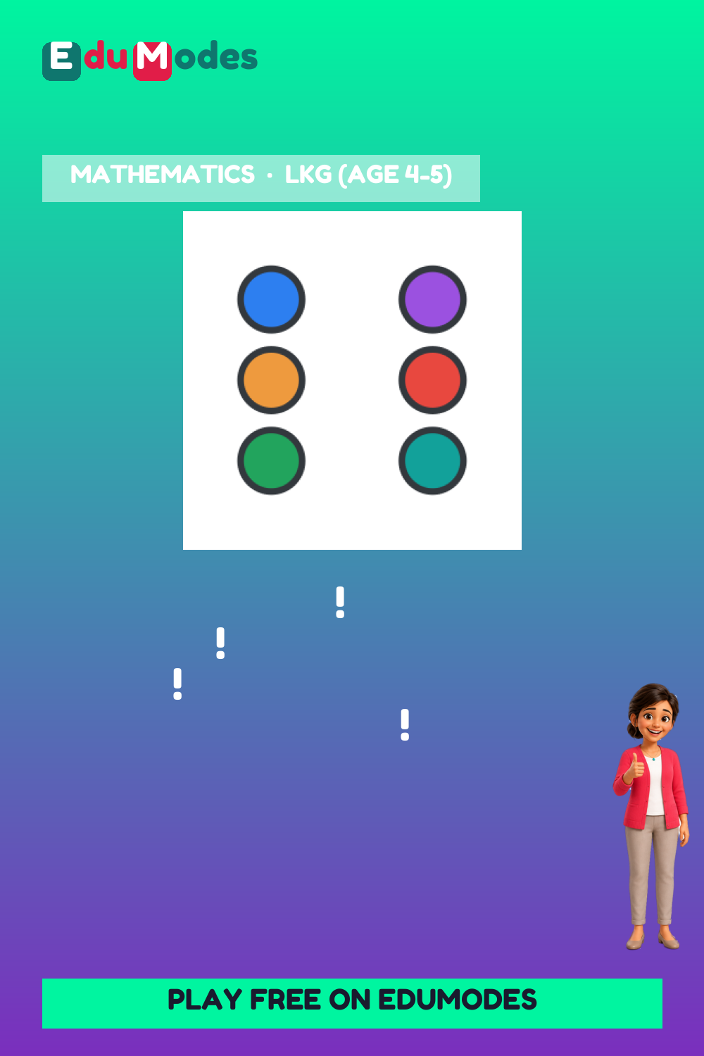 Trace the Number 6 Again (Malayalam) - Interactive Learning Game Preview