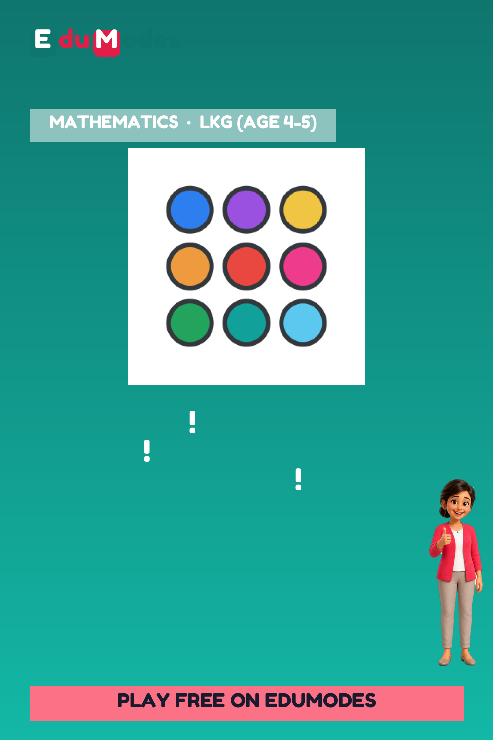 Trace the Number 9 Again (Malayalam) - Interactive Learning Game Preview
