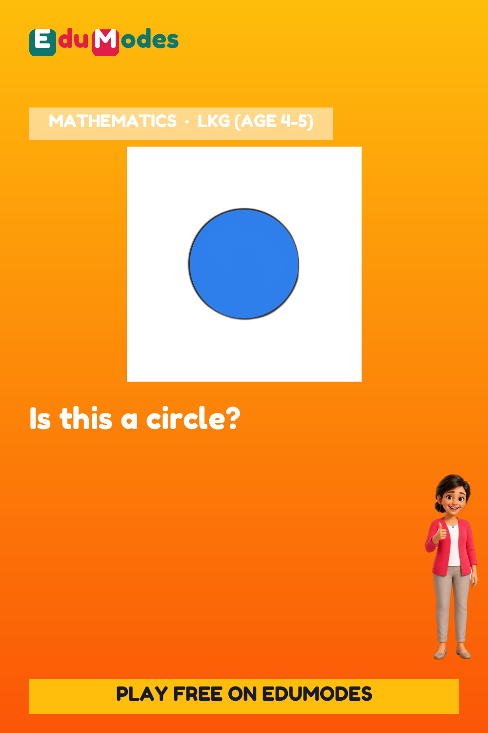 Is it a Circle? - Interactive Learning Game Preview