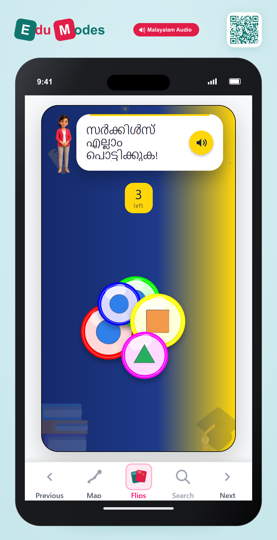 Pop the Circles - Interactive Learning Game Preview