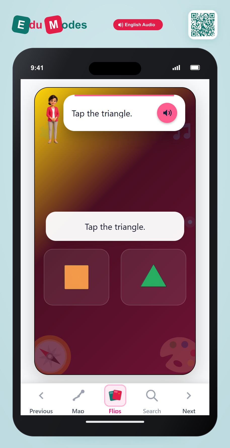 Tap the Triangle - Interactive Learning Game Preview