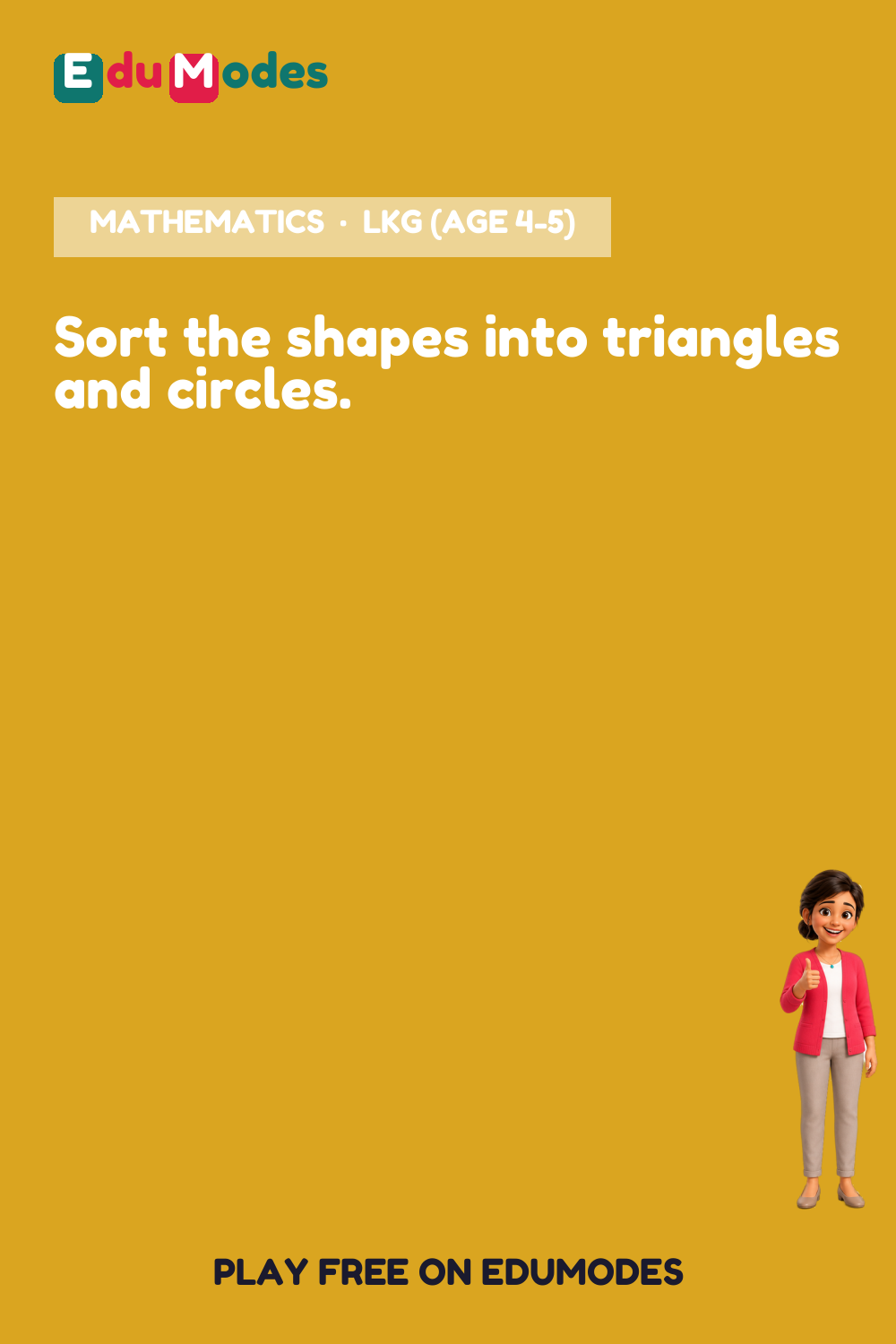 Sort the Shapes: Triangles - Interactive Learning Game Preview