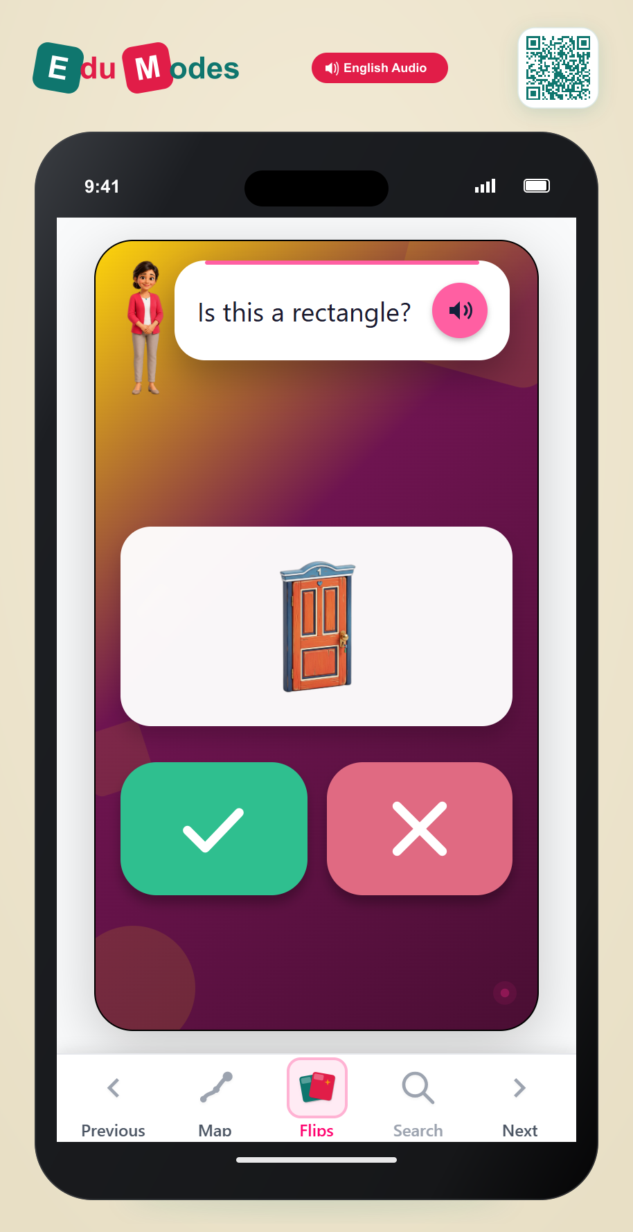 Real World Rectangle - Interactive Learning Game Preview