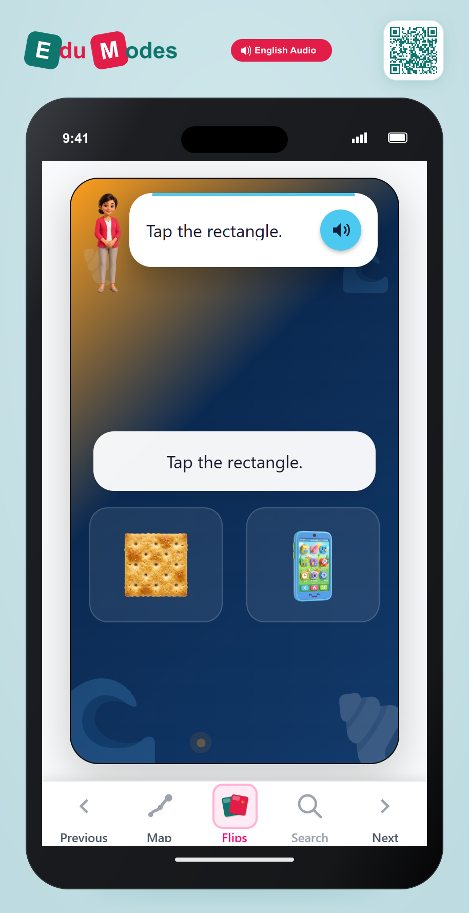 Tap the Rectangle - Interactive Learning Game Preview