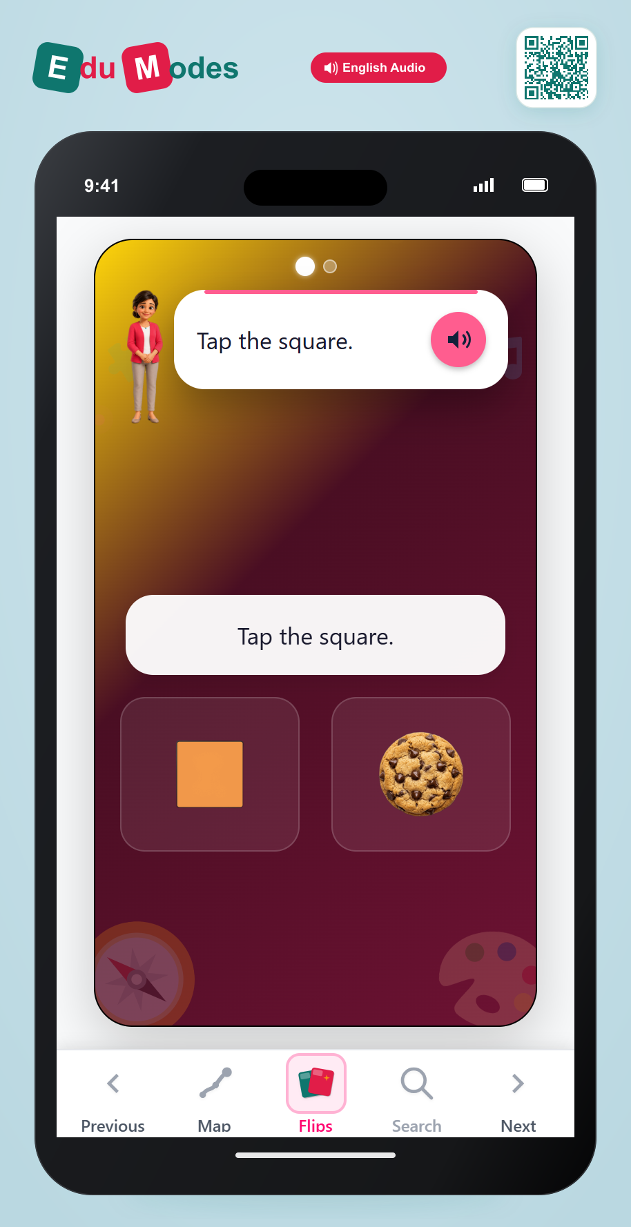 Tap the Square - Interactive Learning Game Preview