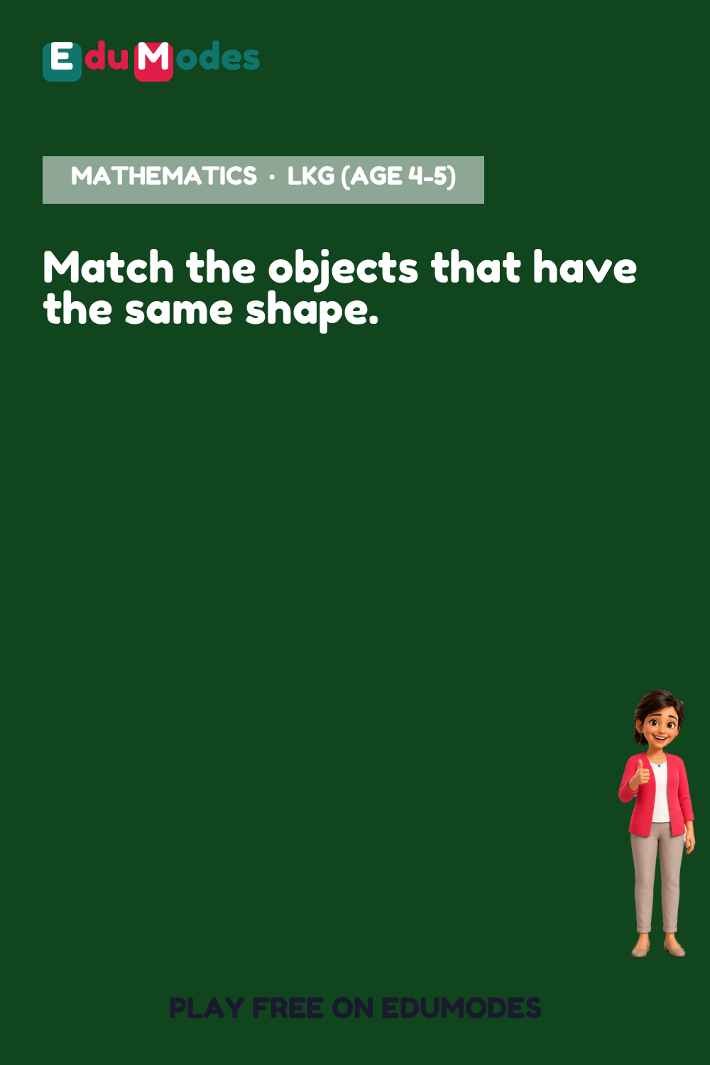 Match the Shapes: Circles, Squares & Triangles - Interactive Learning Game Preview