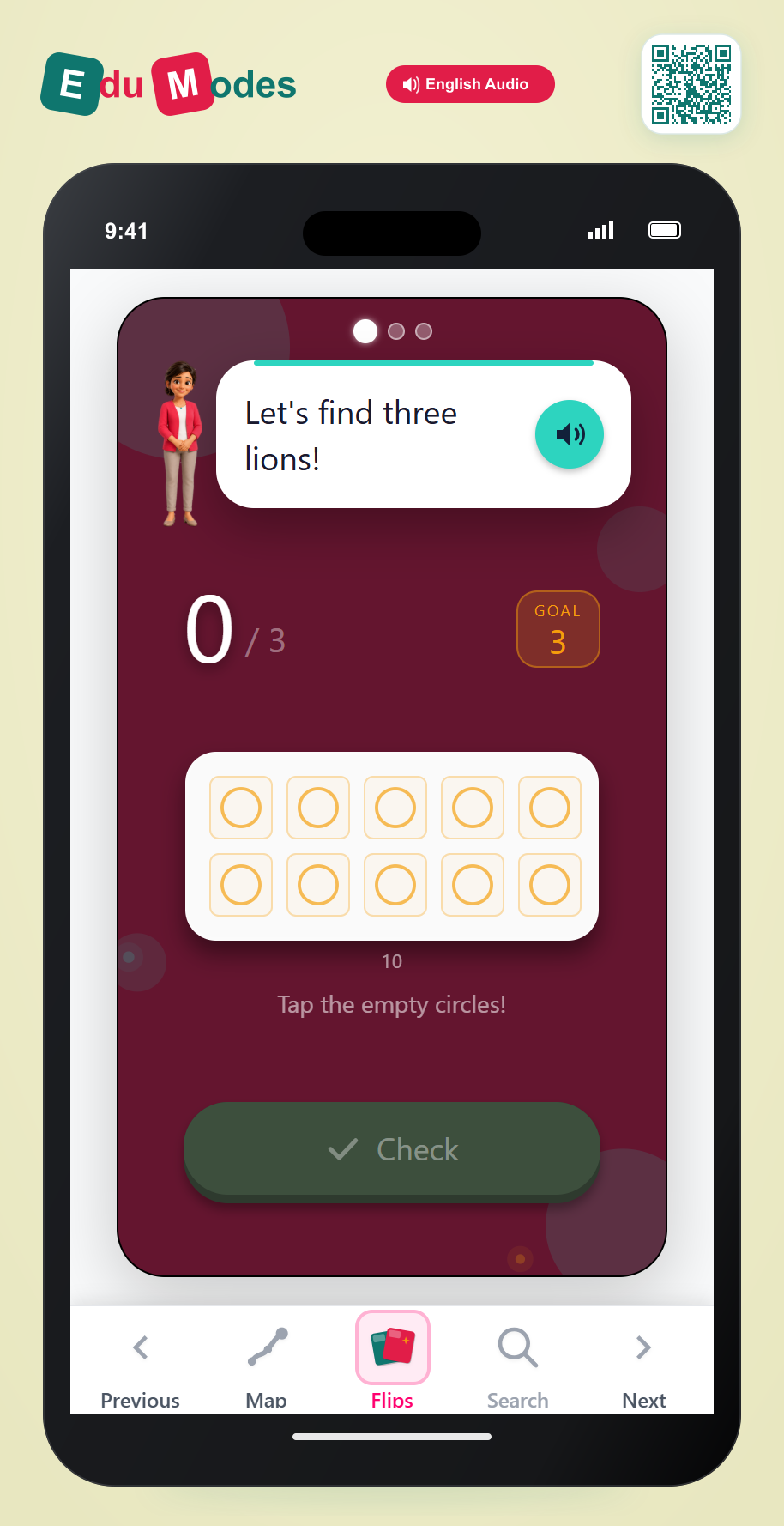 Three Wild Animals - Interactive Learning Game Preview