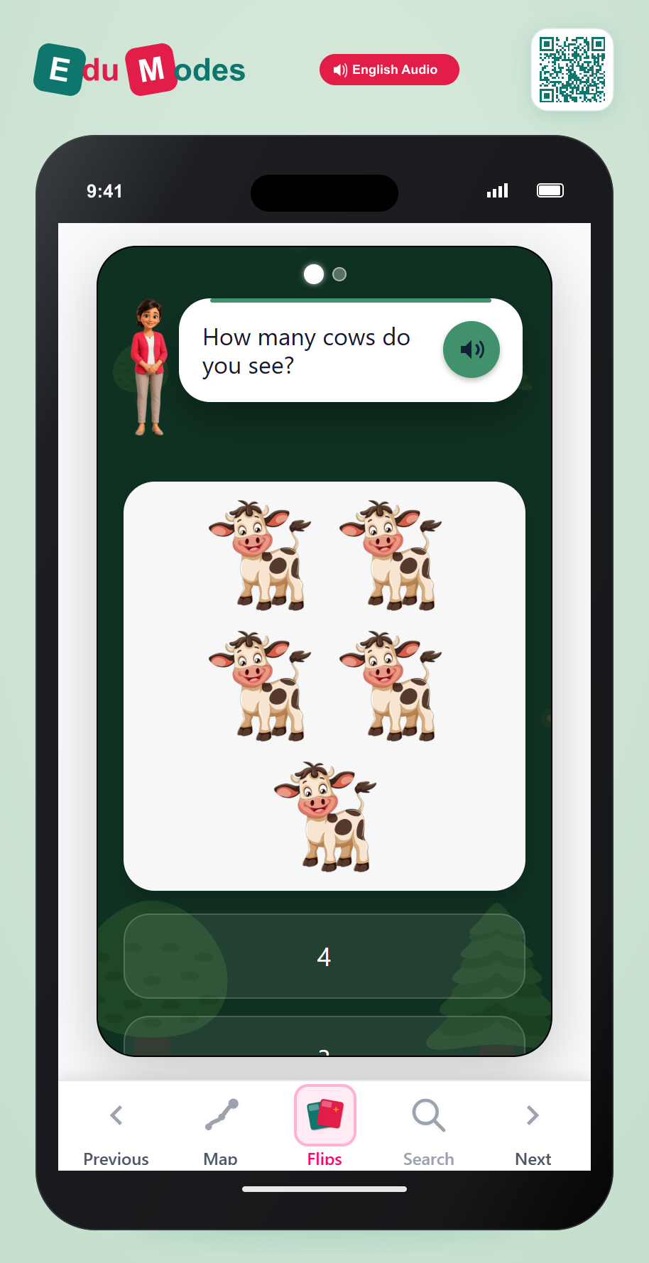 Learn to count to 5 - Interactive Learning Game Preview