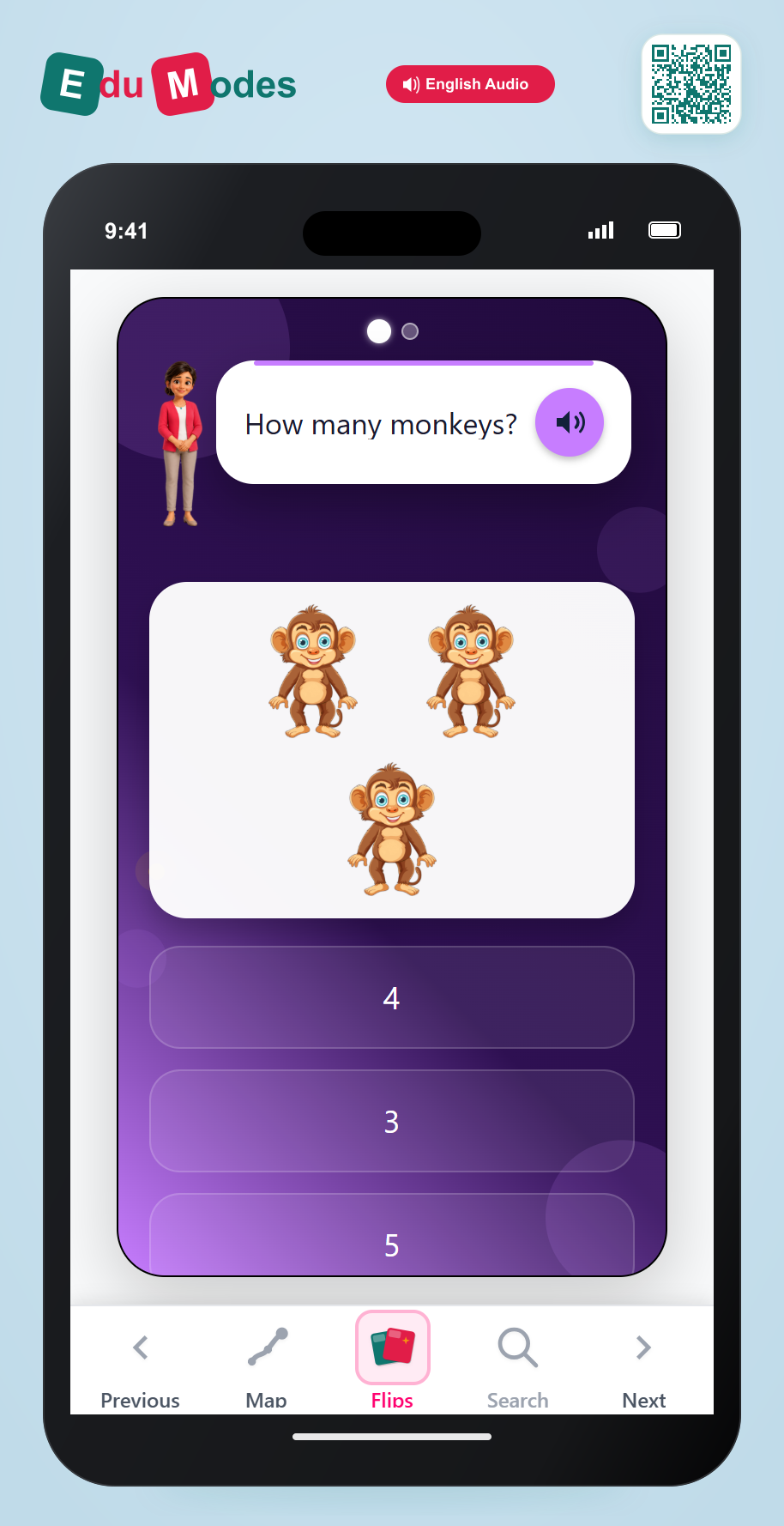 Count 1 to 5 - Interactive Learning Game Preview