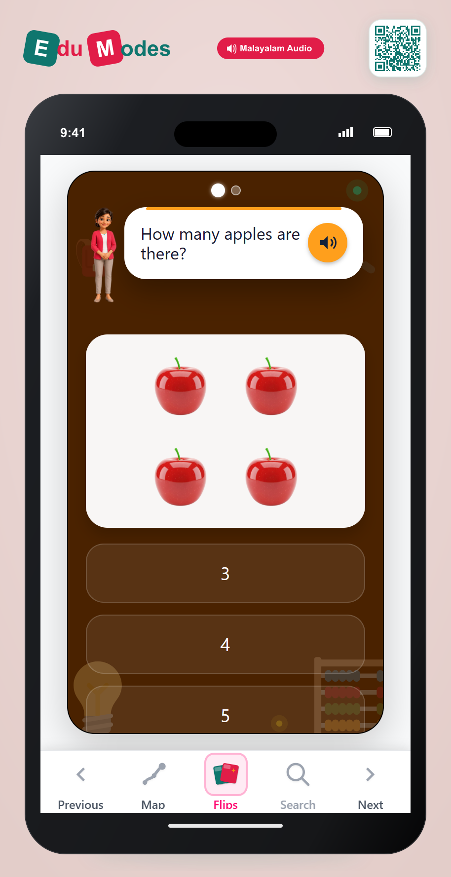Learn to count to 4 - Interactive Learning Game Preview