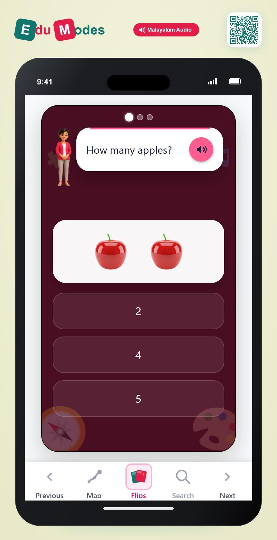 Review Counting 1 to 5 - Interactive Learning Game Preview
