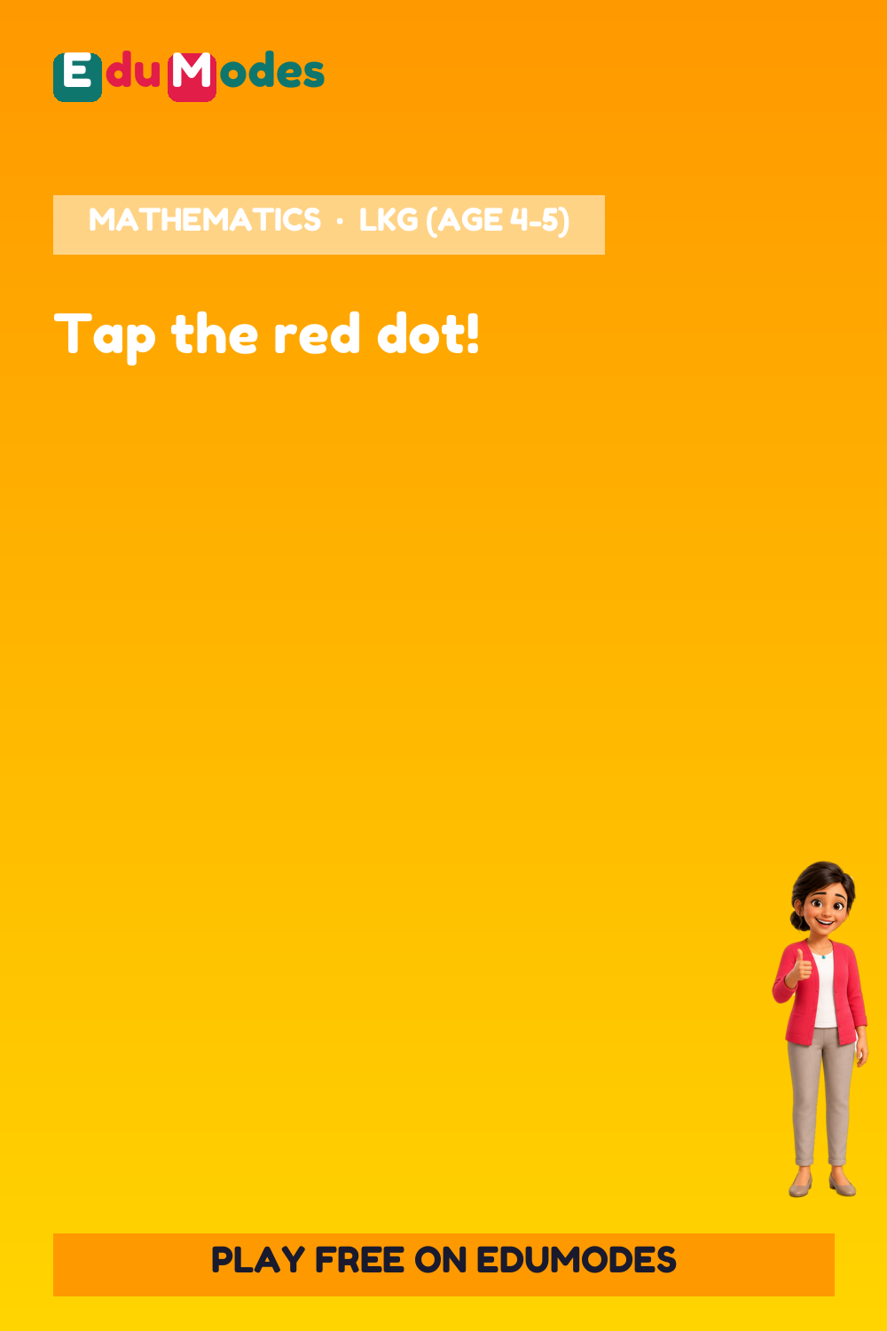Tap to Count 1 to 3 Dots - Interactive Learning Game Preview