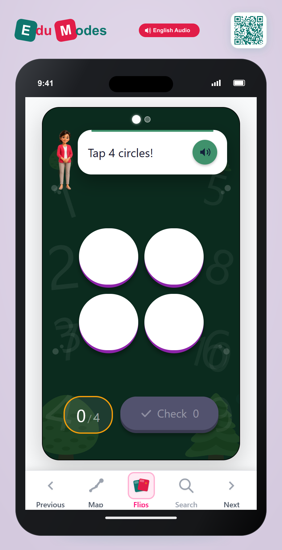 Tap Four and Five - Interactive Learning Game Preview