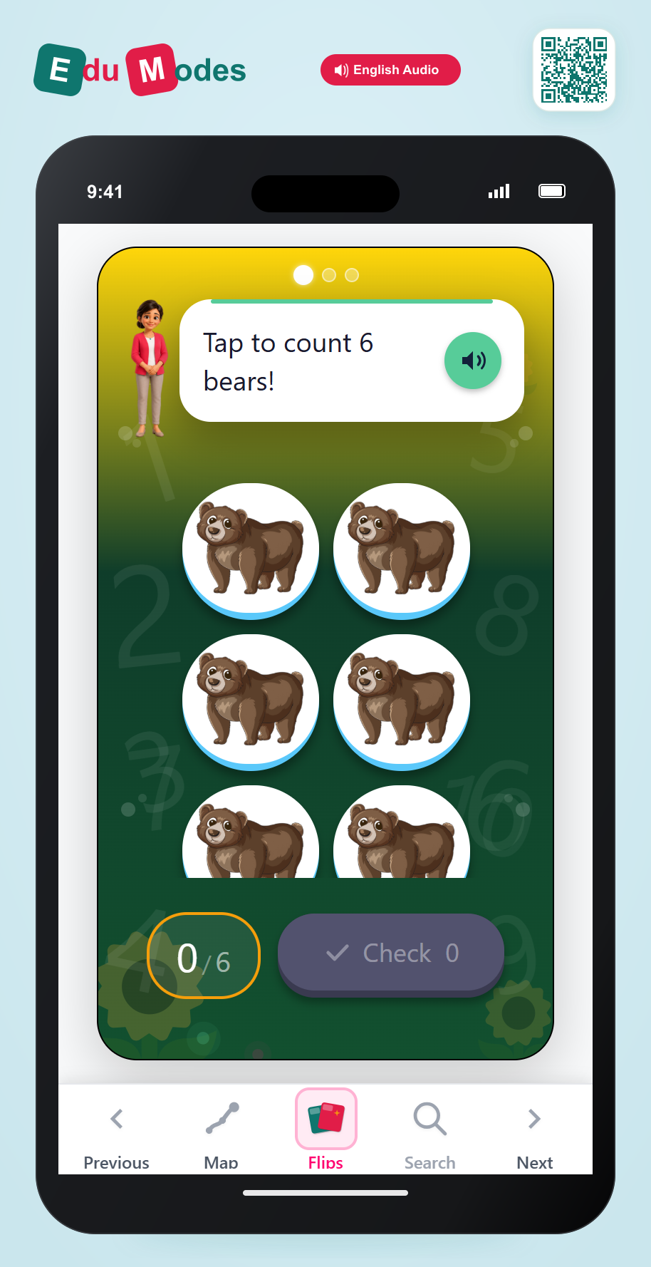 Count 6 to 8 - Interactive Learning Game Preview