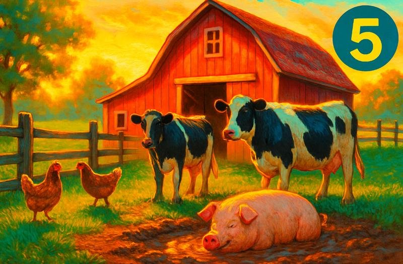 Farm Count Five