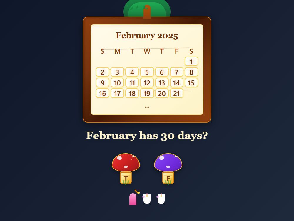 Fairy Tale Calendar