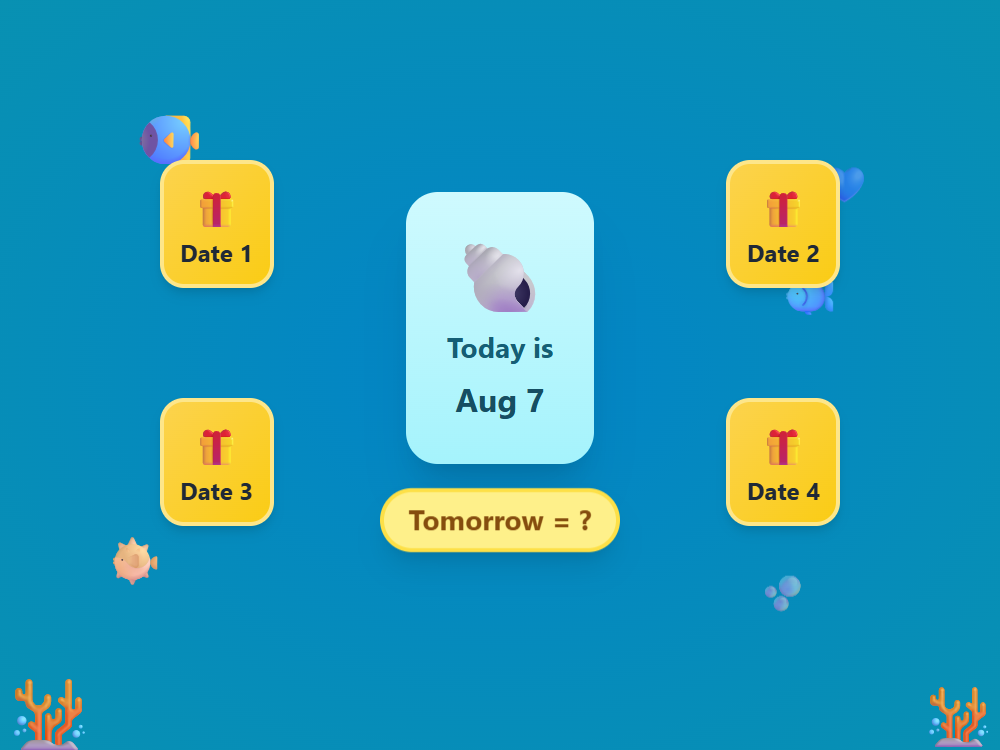 Ocean Deep Calendar
