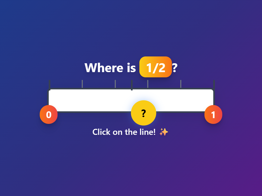 Number Line Halves