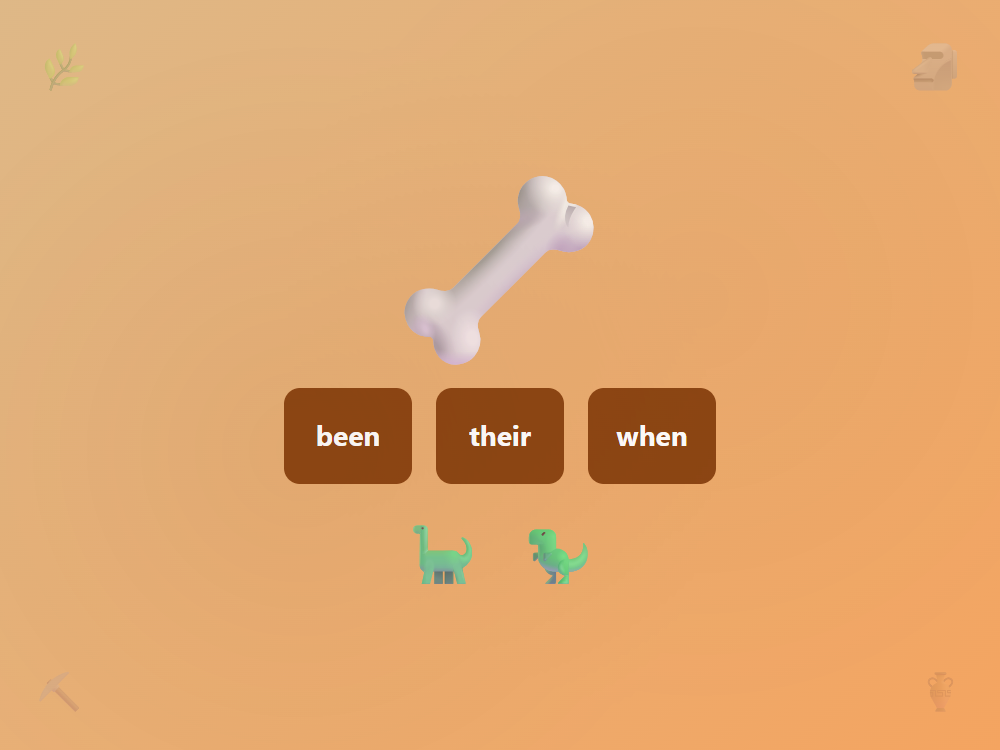 Dinosaur Word Dig