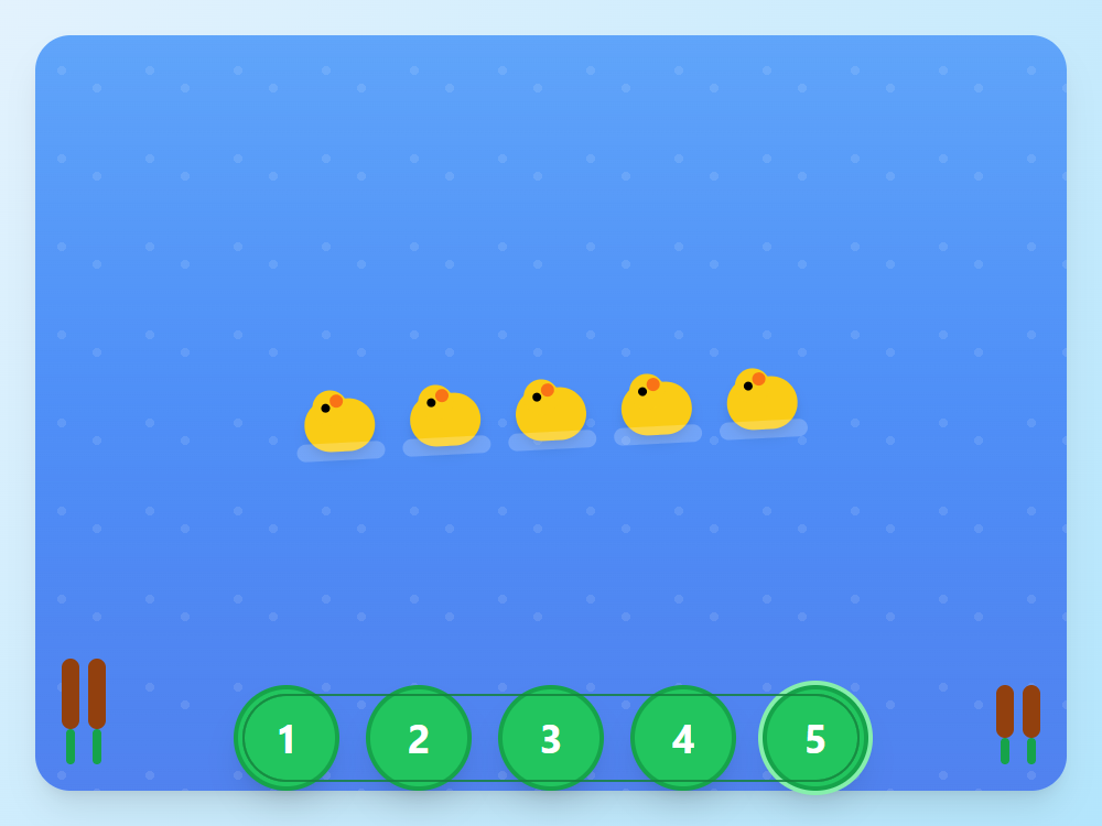Pond Ducks Five