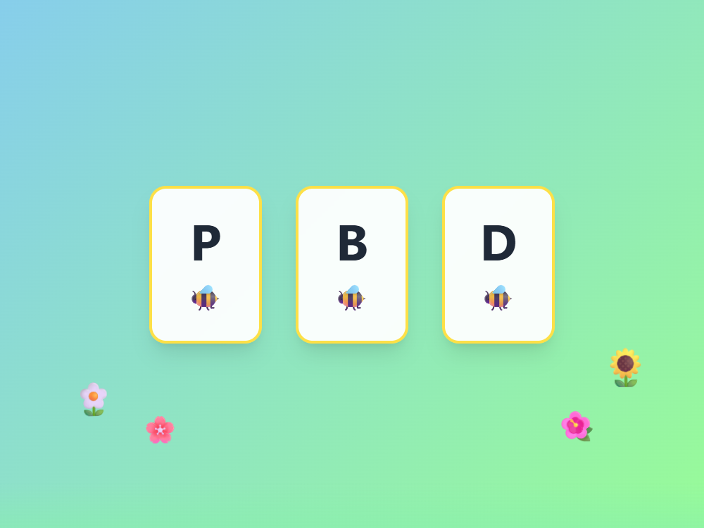 Buzzing Letter B