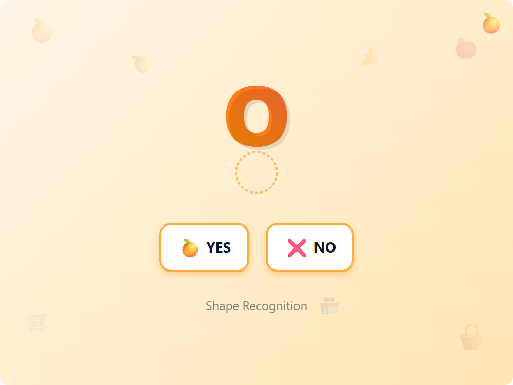 Orange Letter O