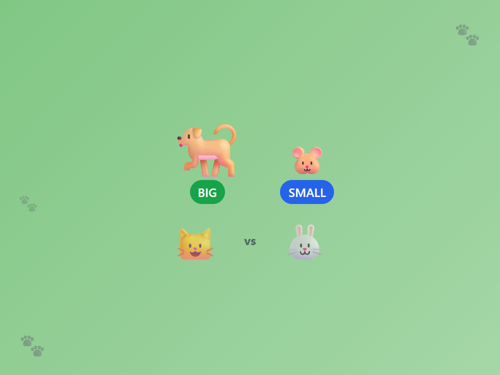 Pet Size Parade