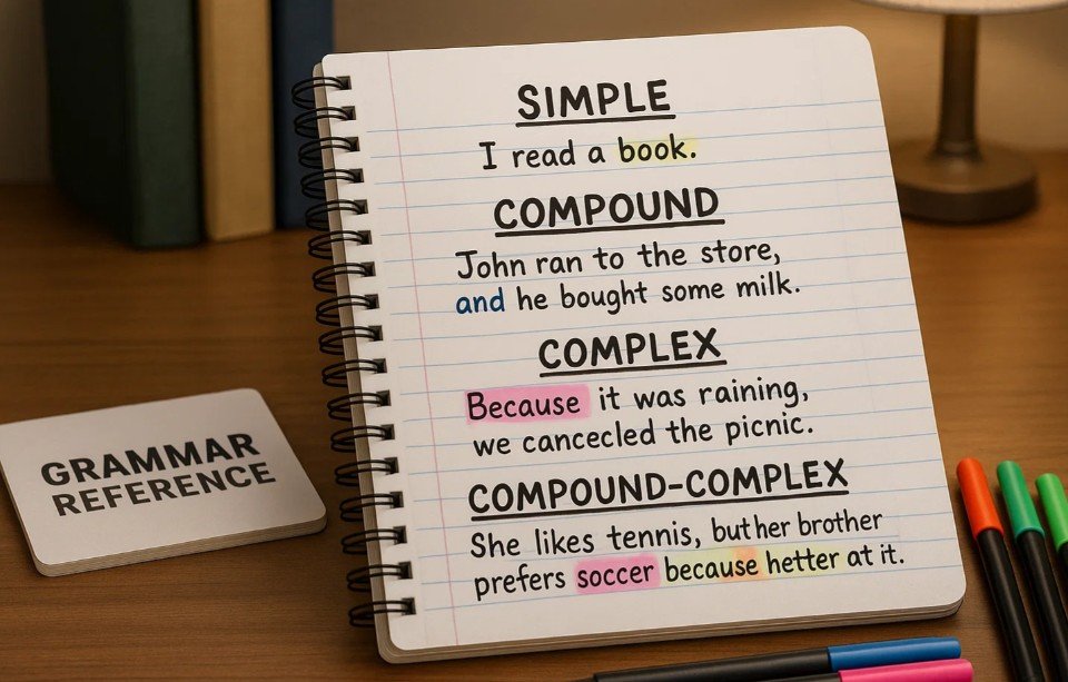 Writing Different Kinds of Sentences thumbnail