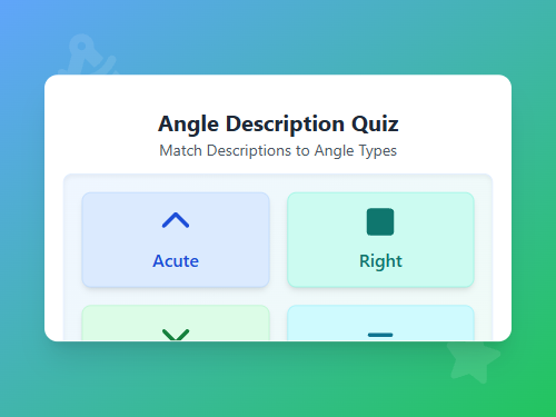 Angle Description Quiz