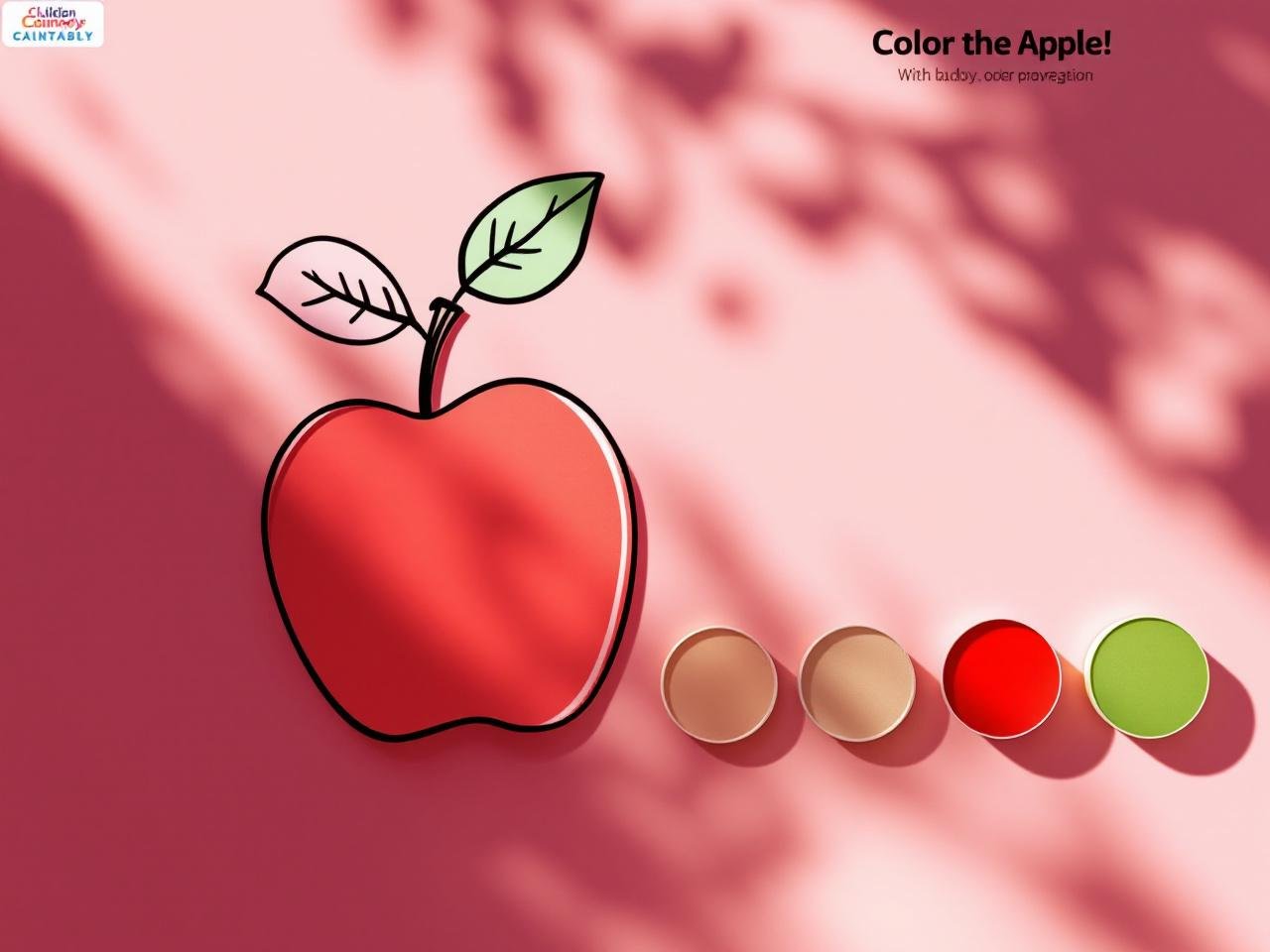 Color the Apple with Correct Colors
