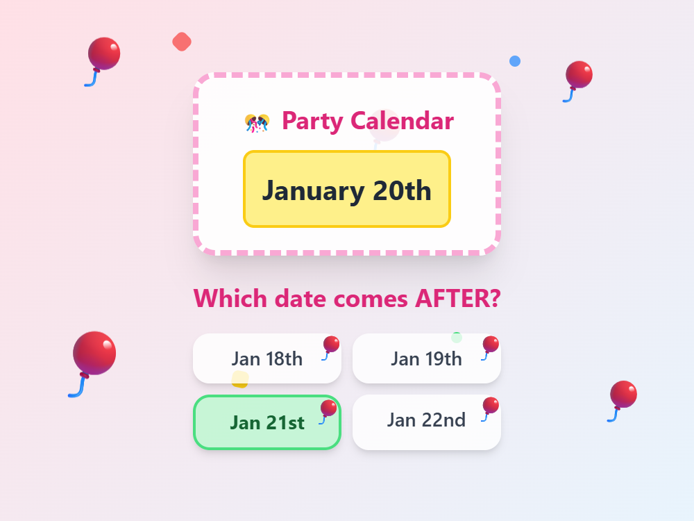 Balloon Date Party