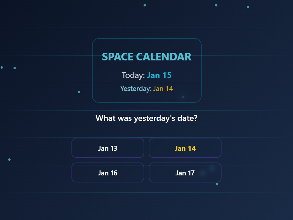 Space Station Calendar
