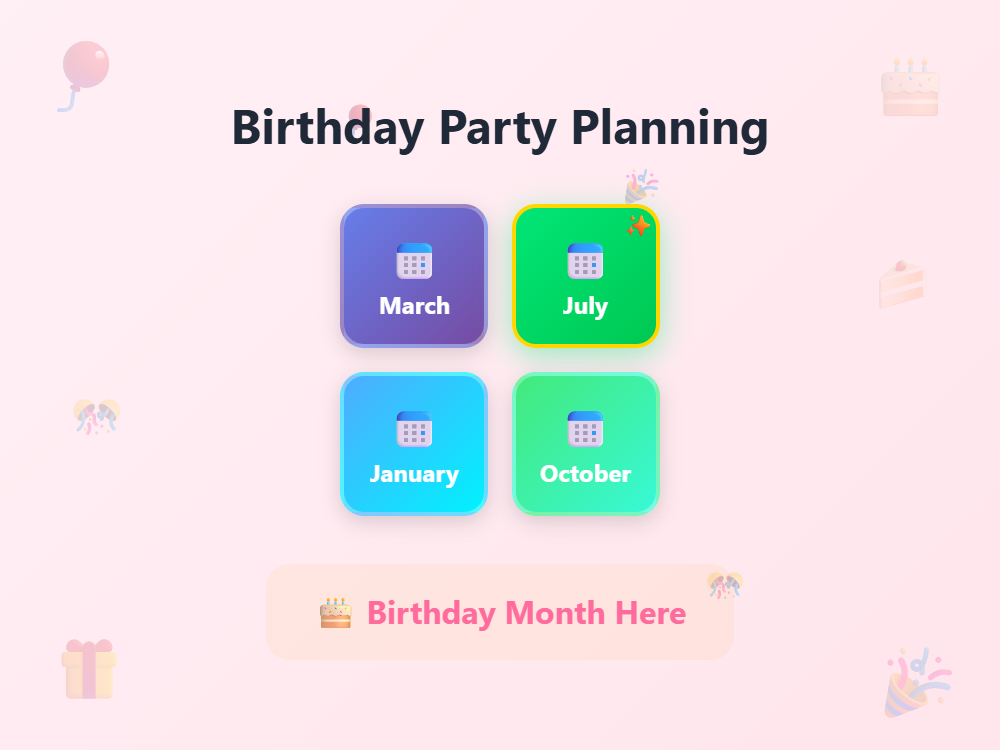 Birthday Party Planning