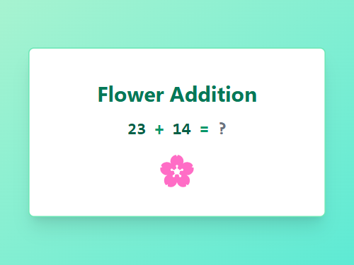 Flower Addition Image Reveal