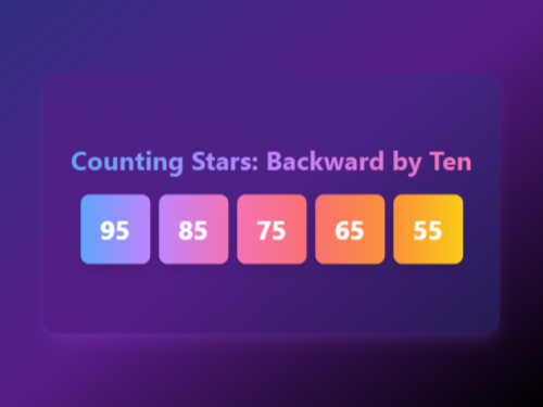 Counting Stars: Backward by Ten