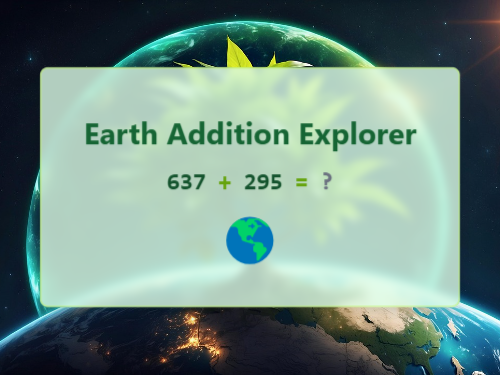 Earth Addition Explorer With Carry