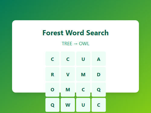 Find Forest Animals and Plants