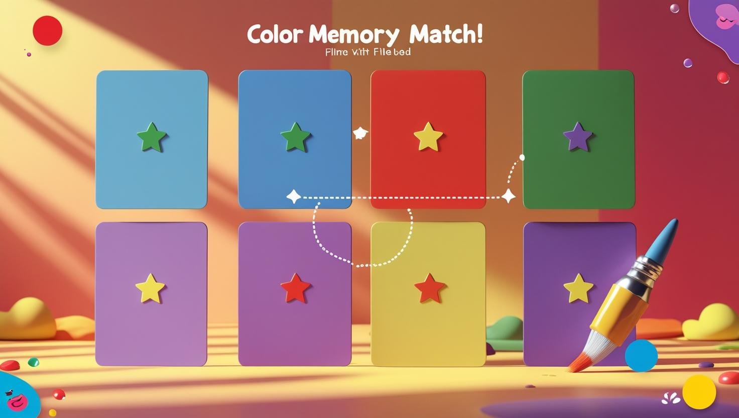 Color Memory Match: Learn Colors