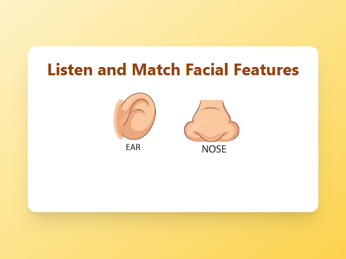 Listen and Match Facial Features