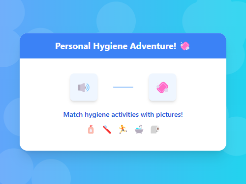 Match and Learn Healthy Habits