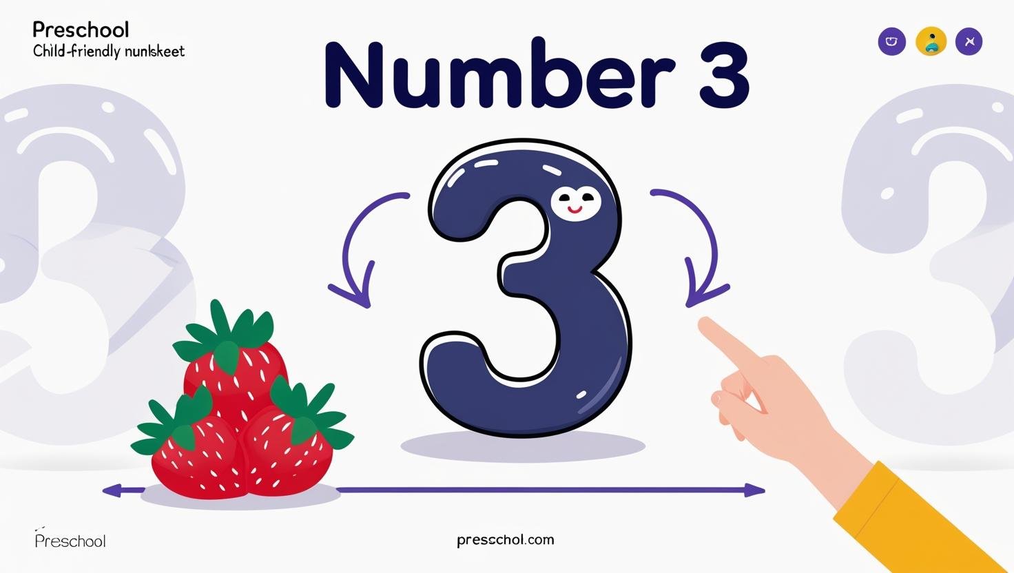 Number 3 Recognition Lesson