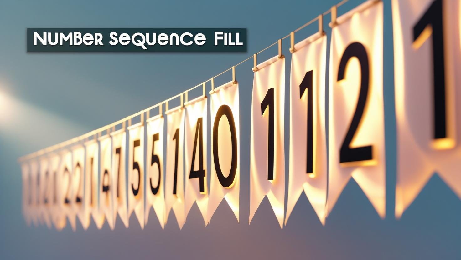 Complete the Number Sequence