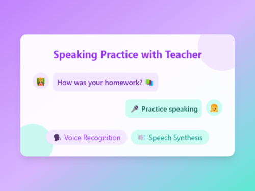 Speaking Practice with Teacher
